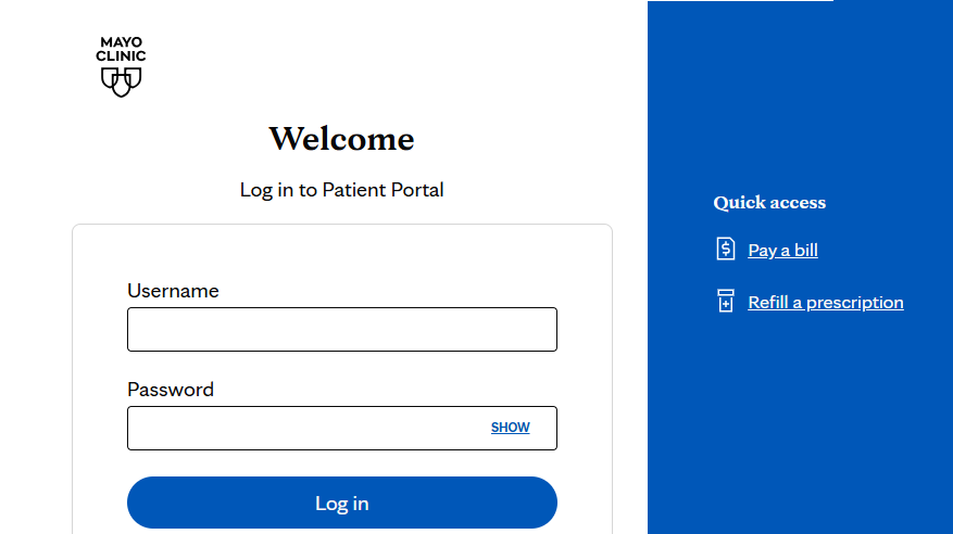 Mayo Clinics Patient Portal Login