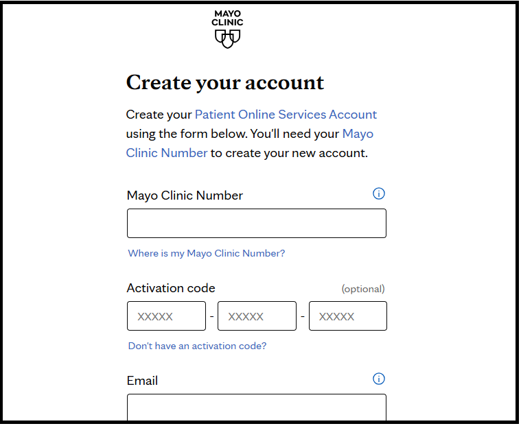 How to Create a Mayo Clinic Patient Portal Account